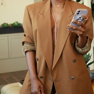 Oversized Double Breasted Blazer